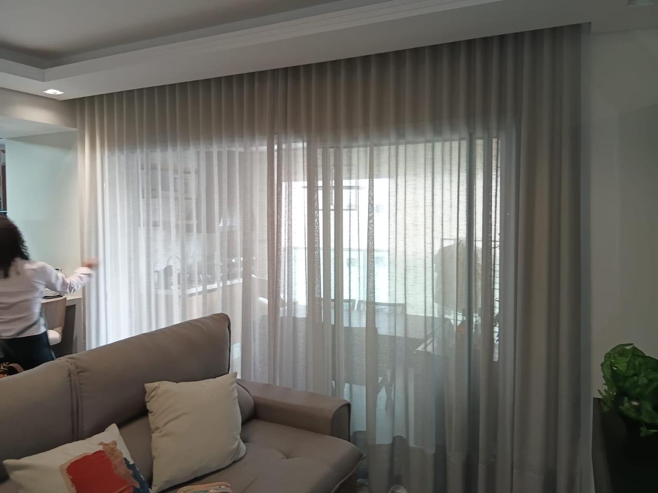 Cortinas pós-instalação ELIMP